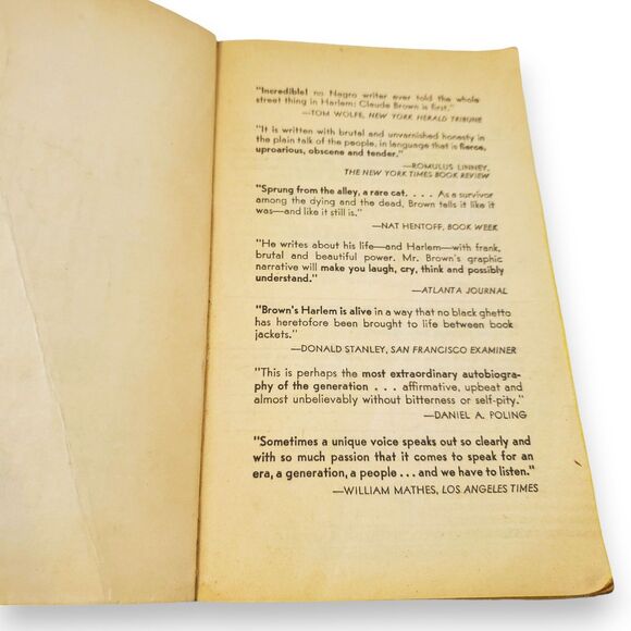 Manchild in the Promised Land Claude Brown Vintage Paperback Biography Memoir - Picture 4 of 14